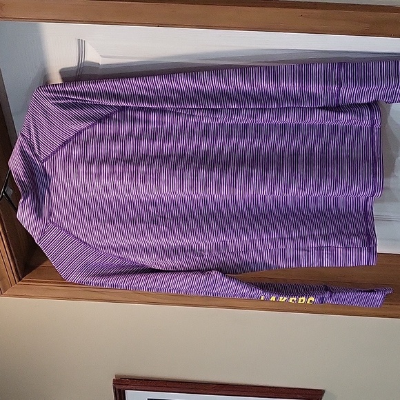 NWT LA Lakers Women Purple Space Dye 1/4 Zip Long Sleve  Size Small - Picture 8 of 12